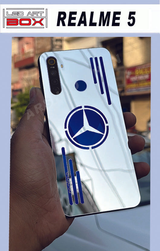 REALME 5 SILVER MERCEDES BACK GUARD