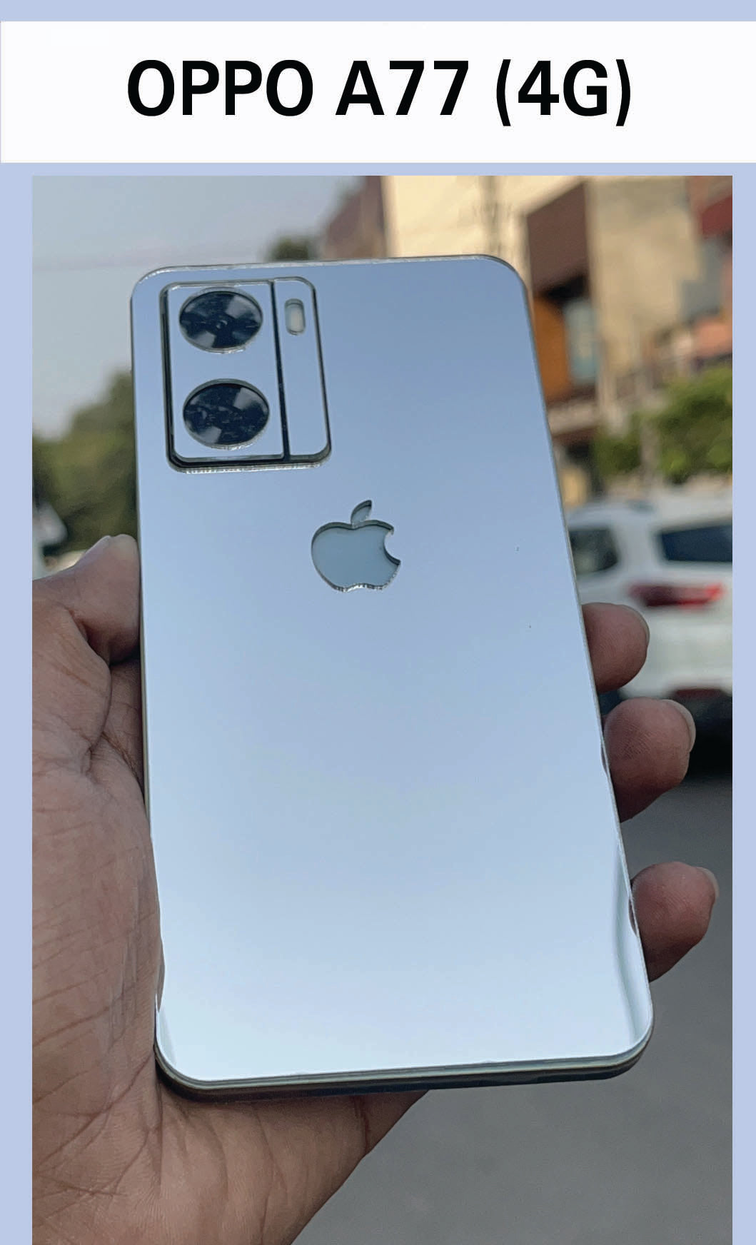 OPPO A77 (4G)  SILVER BACK PANEL