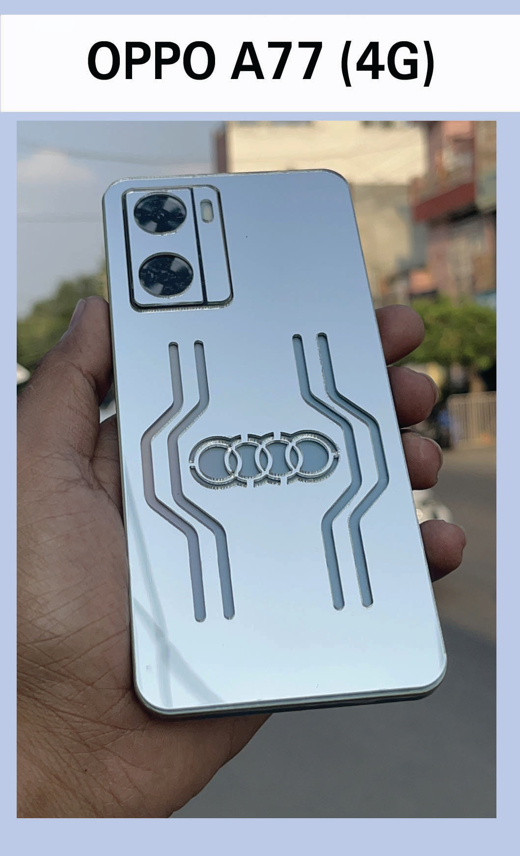 OPPO A77 (4G)  SILVER BACK PANEL