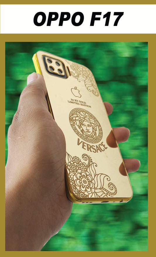 OPPO F17 GOLDBACK PANEL WITH SKIN