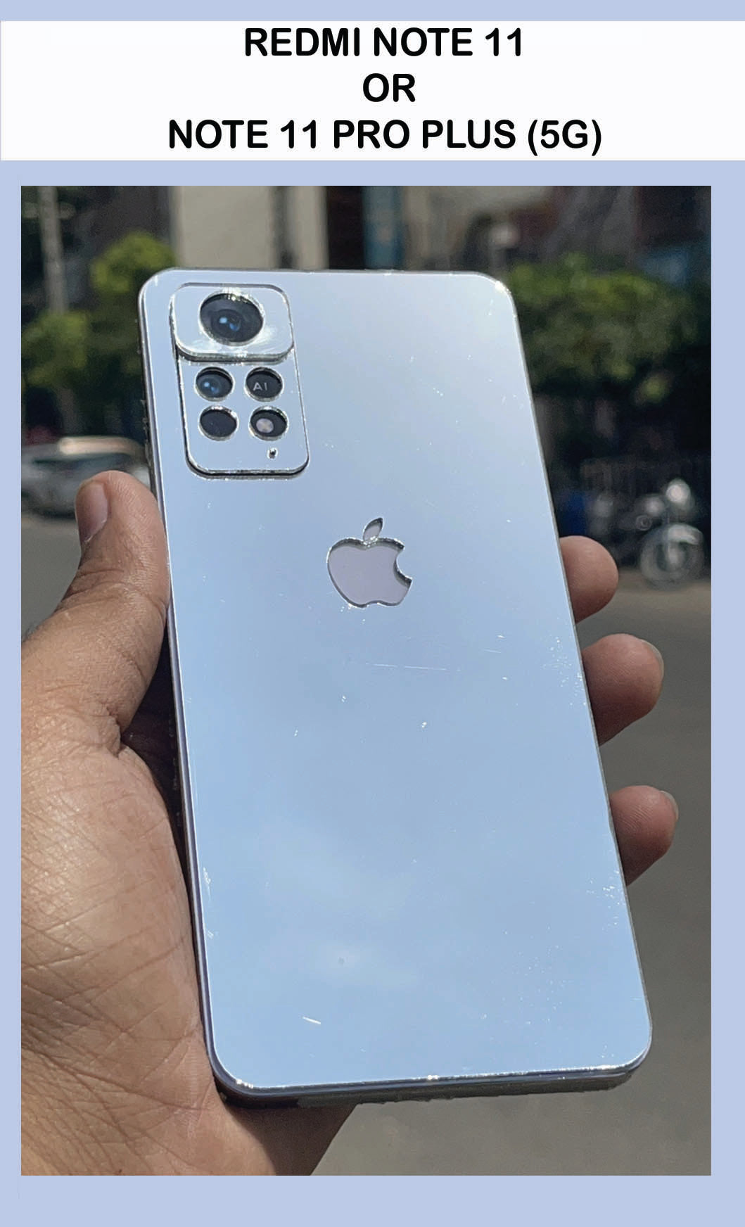 REDMI NOTE 11 PRO SILVER AND NOTE 11 PRO PLUS (5G) SILVER  PANEL