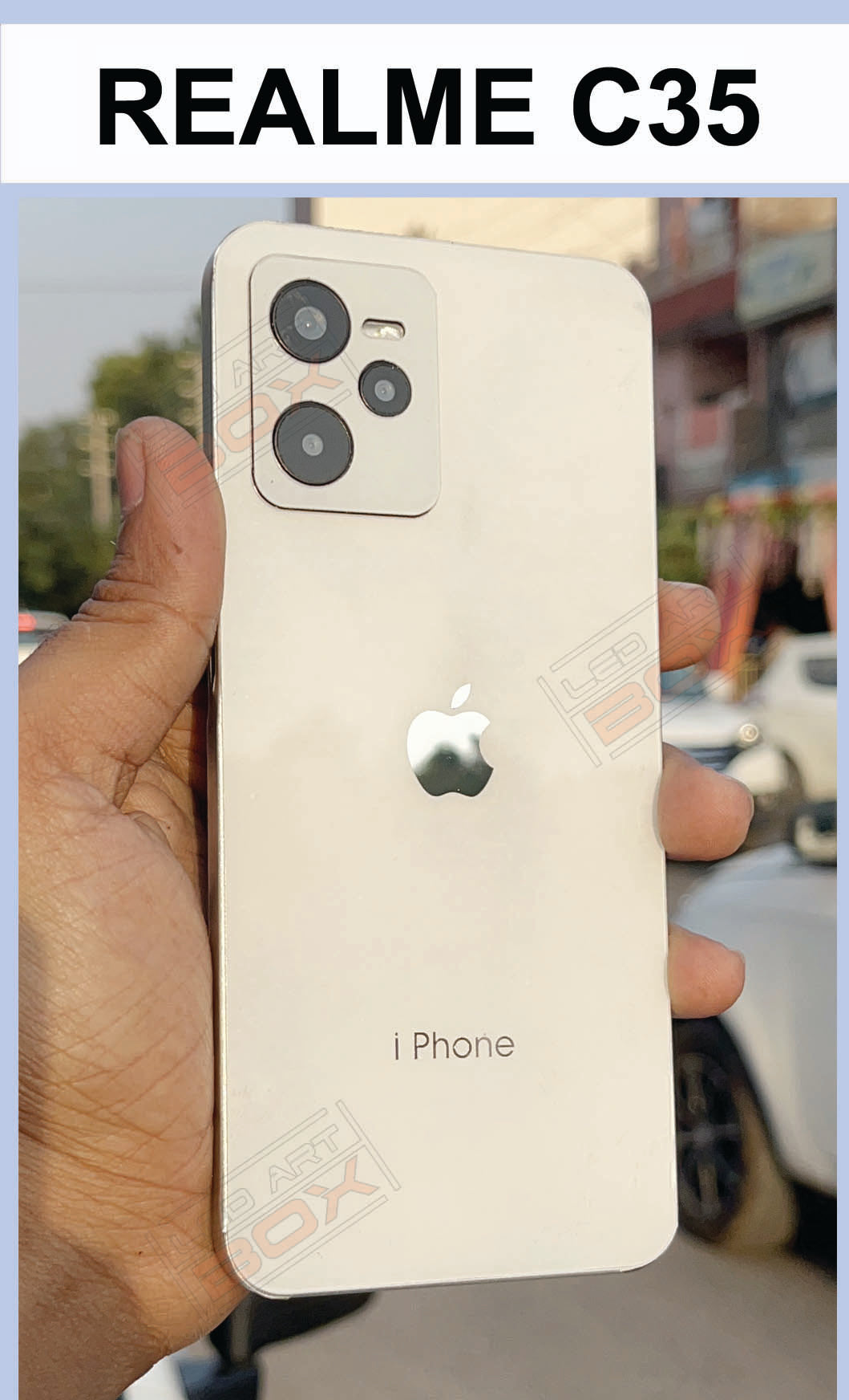 REALME C35 WHITE PANEL WITH SKIN